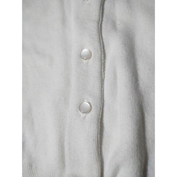 Julius Berger Ivory Button Down Cardigan Infant 24 Months Made in USA - Picture 5 of 6